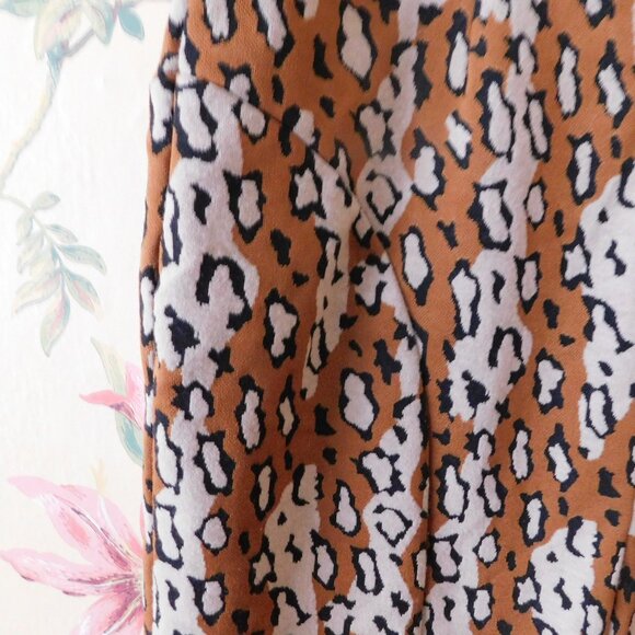 🦔🐾 Anthropologie Maeve Leopard Pencil Skirt - Picture 8 of 10